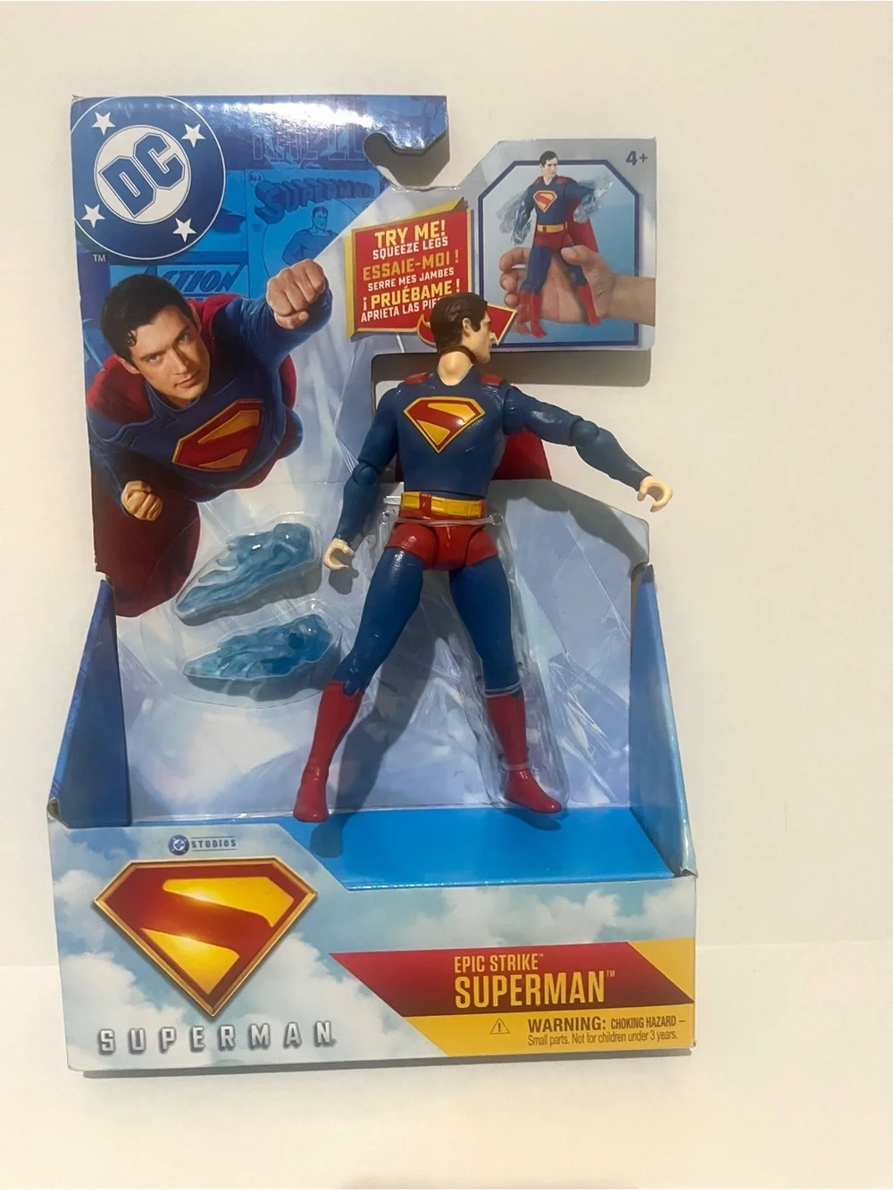 DC Superman Action Figure 2025 Epic Strike Figure Lot Superman & Mr Terrific 6”